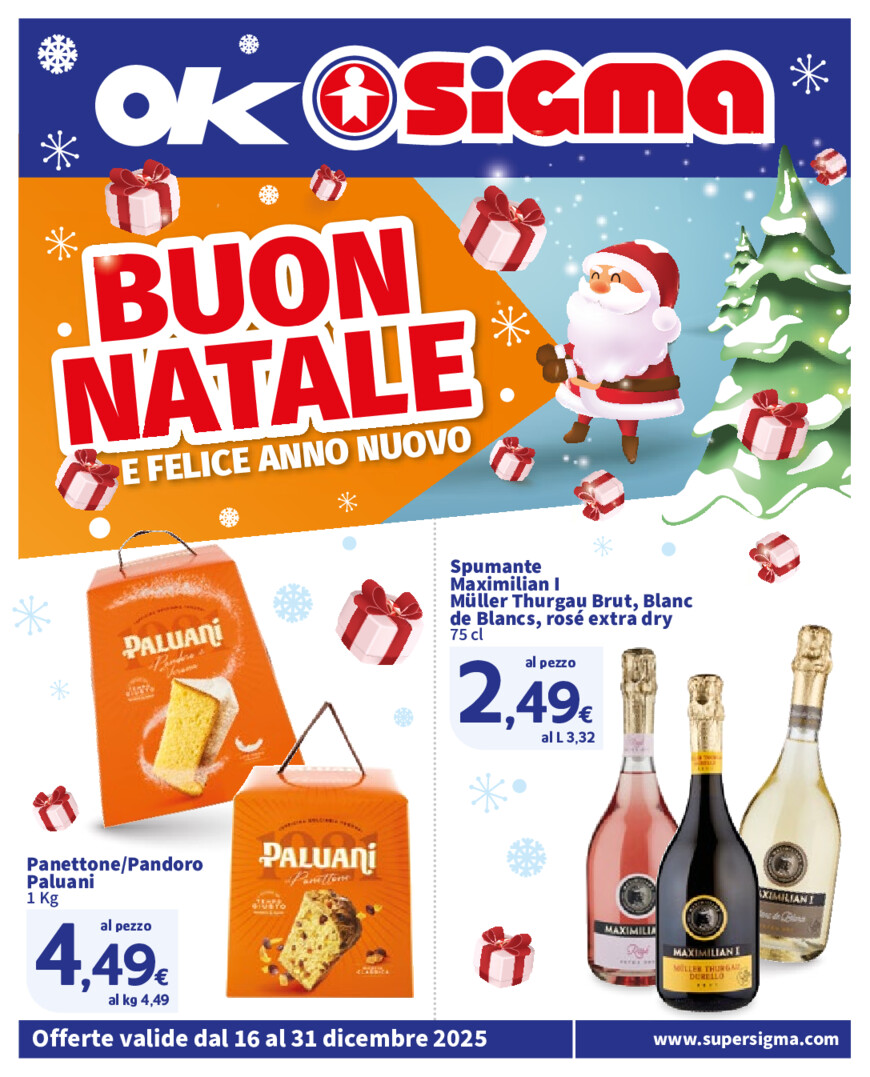 Volantino promozioni<br>dal 15 al 31 dicembre 2025